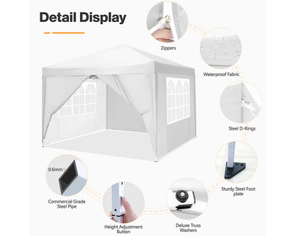 Foldable Outdoor Pop Up Gazebo 3x3M