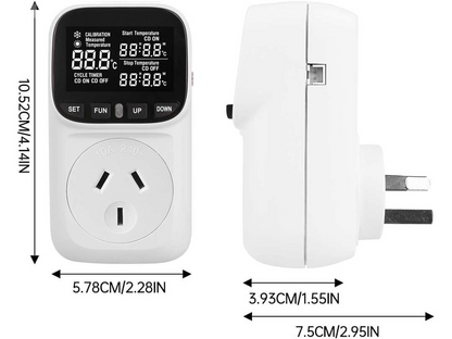 Smart Thermostat Plug with Timer Digital Temperature Controller