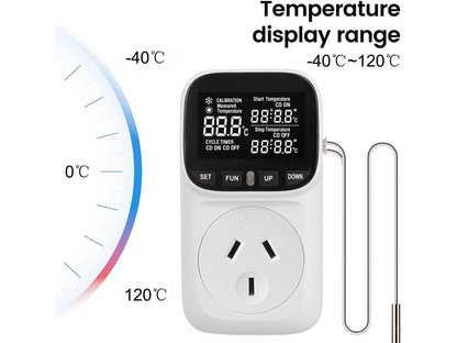 Smart Thermostat Plug with Timer Digital Temperature Controller