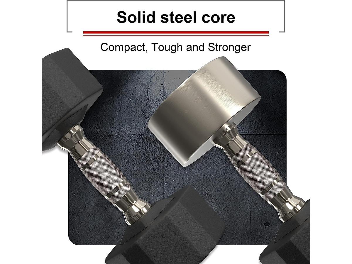 Dumbbell Set 2 x 15kg Hex Weights