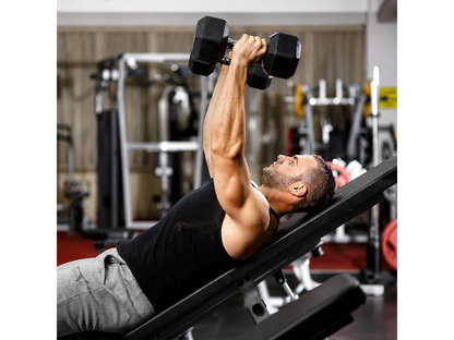 Dumbbell Set 2 x 15kg Hex Weights