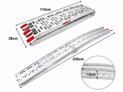 Folding Ramps ATV Mower Loading Ramps