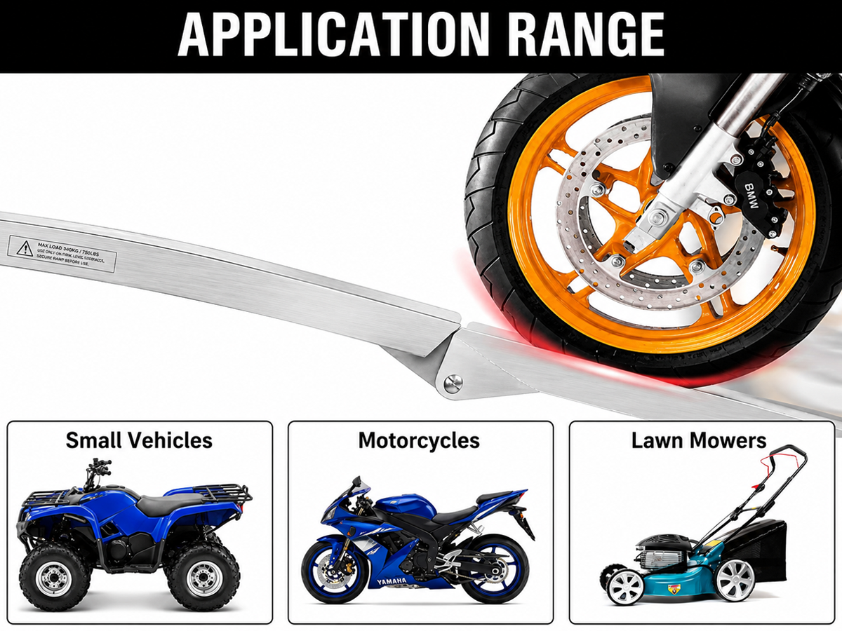Folding Ramps ATV Mower Loading Ramps