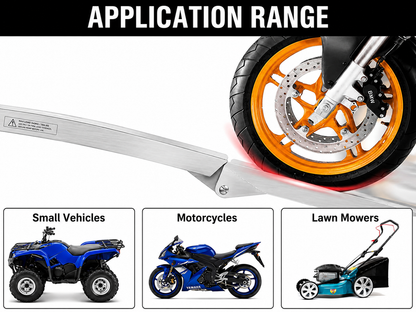 Aluminum Folding Ramps ATV Mower Loading Ramps Pair
