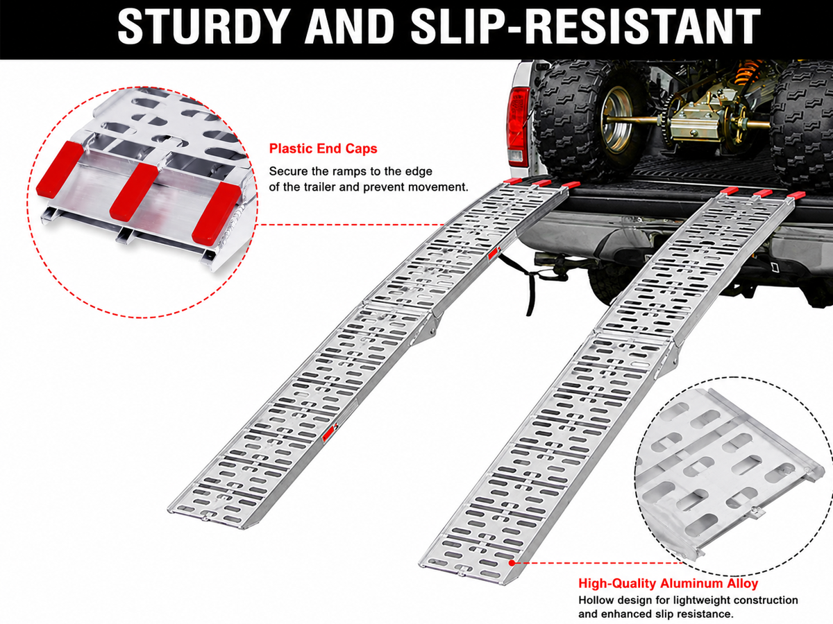 Folding Ramps ATV Mower Loading Ramps