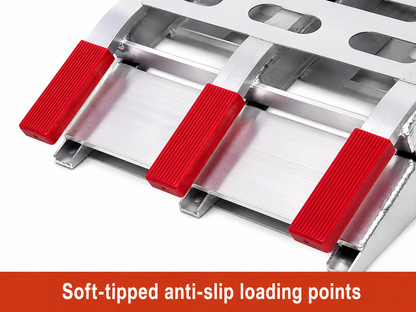Aluminum Folding Ramps ATV Mower Loading Ramps Pair