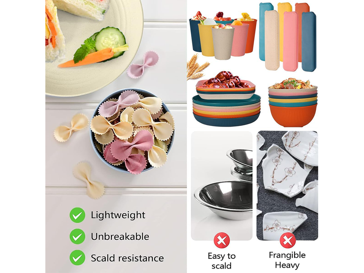 54 PCS Camping Crockery Set