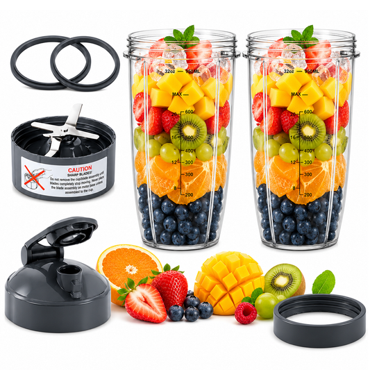 Replacement 7 PCS NutriBullet Juicer Cup Set