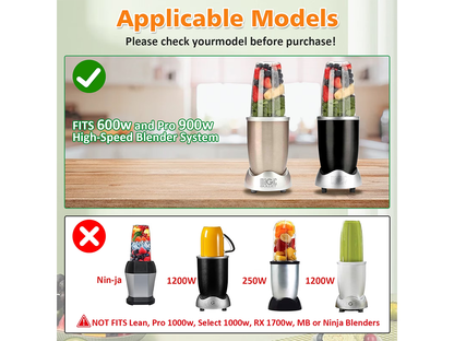 Replacement NutriBullet Blade 600W 900W With Seals NutriBullet