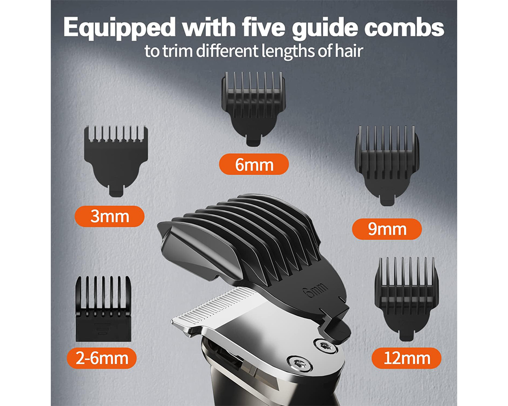 Cordless Hair Clippers Kit - Grooming Trimmer