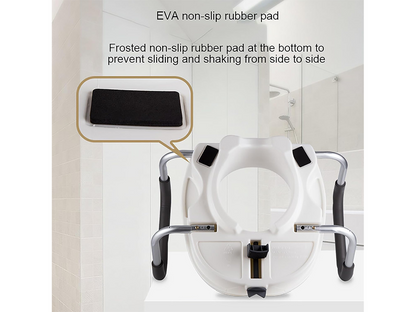 Raised Toilet Seat with Arms