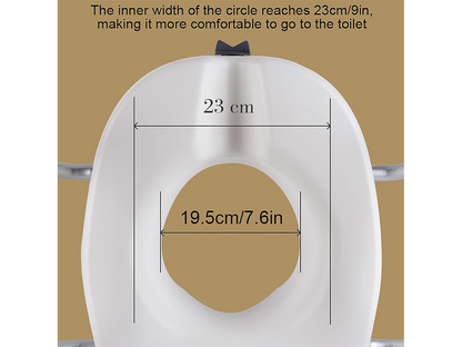 Raised Toilet Seat with Arms