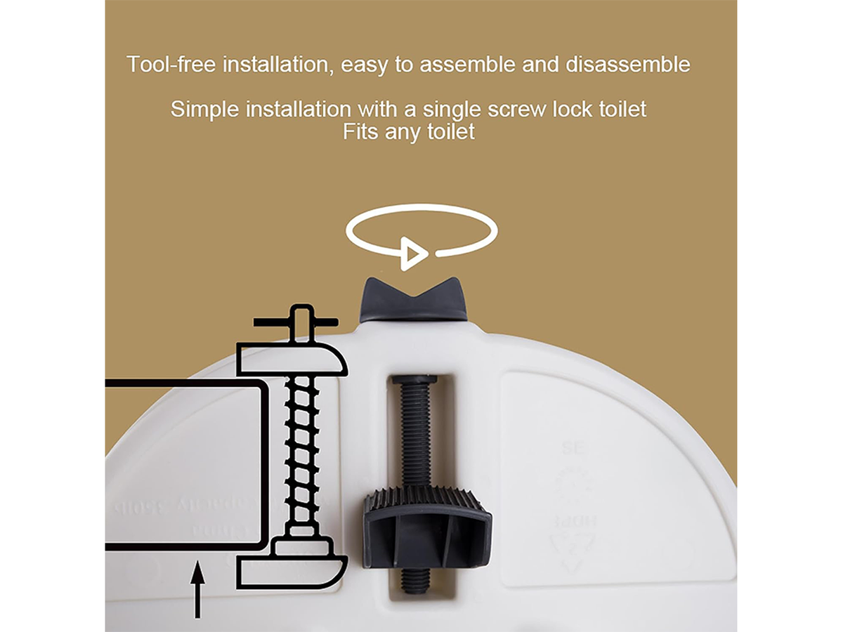 Raised Toilet Seat with Arms
