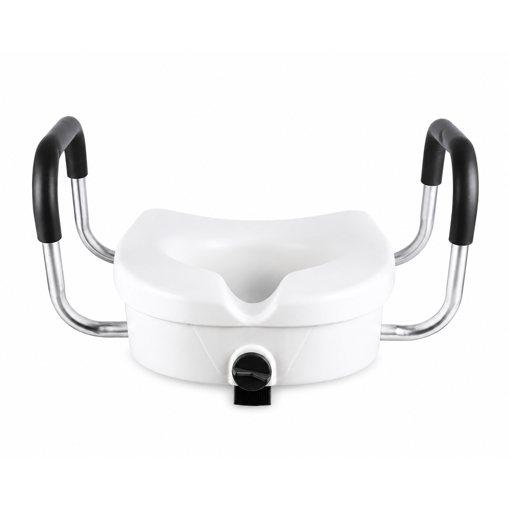 Raised Toilet Seat with Arms