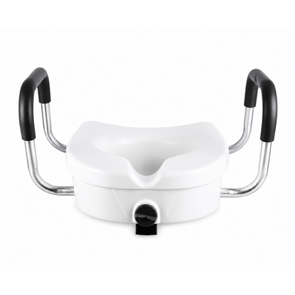 Raised Toilet Seat with Arms