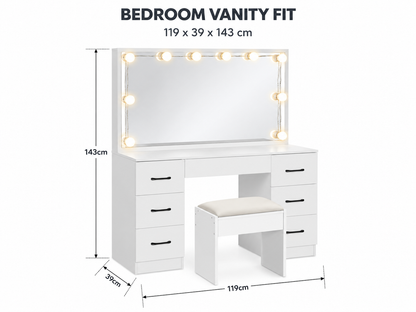 Dressing Table With Mirror