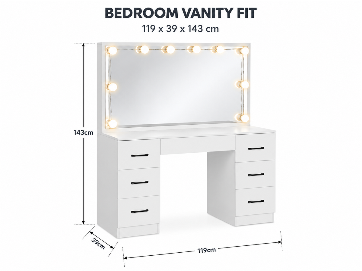 Dressing Table With Mirror