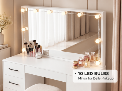 Dressing Table With Mirror