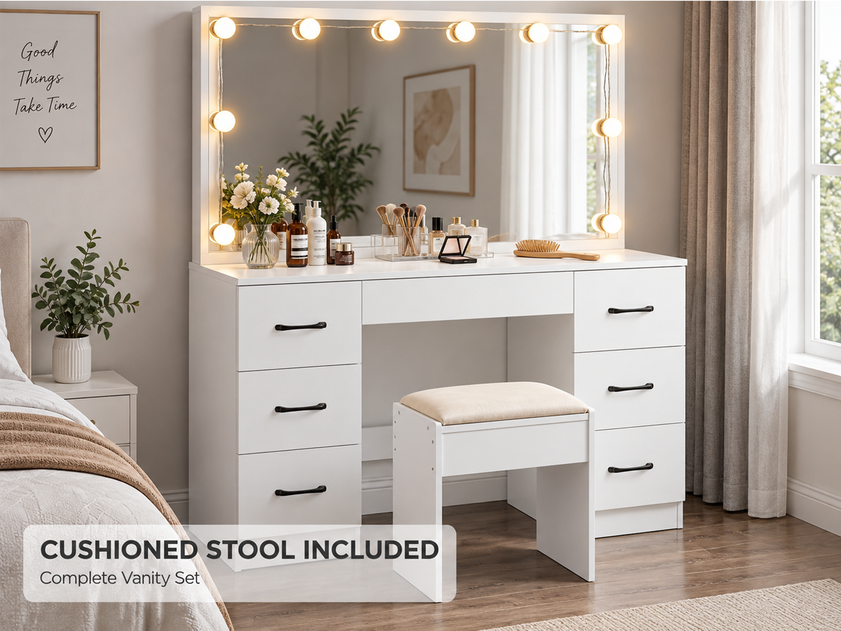 Dressing Table With Mirror