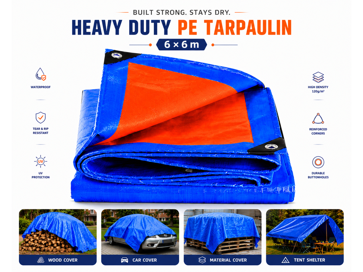 Tarpaulin Tarps 6X6M