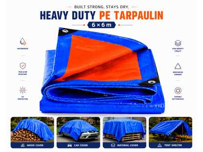 Tarpaulin Tarps 6X6M