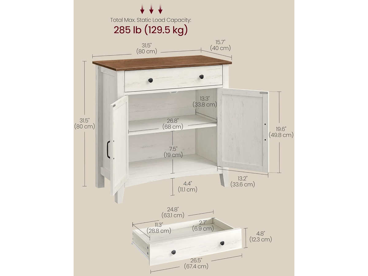 Storage Cabinet Coffee Bar Cabinet with Drawer