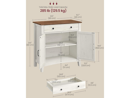 Storage Cabinet Coffee Bar Cabinet with Drawer