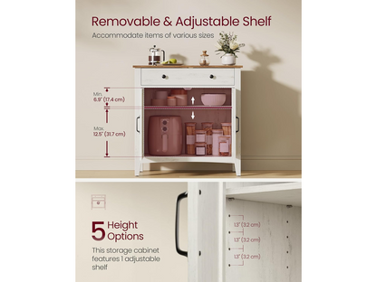 Storage Cabinet Coffee Bar Cabinet with Drawer