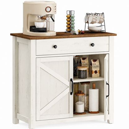 Storage Cabinet Coffee Bar Cabinet with Drawer