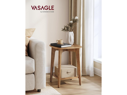 Side Table 2 Tier Square End Table