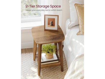 Side Table 2 Tier Square End Table