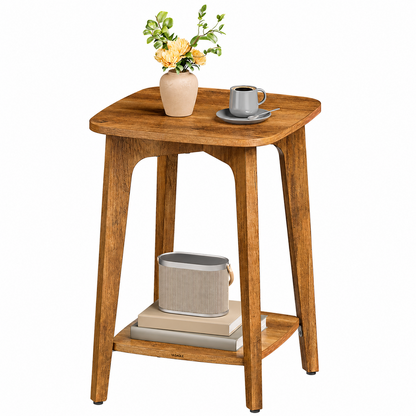 Side Table 2 Tier Square End Table