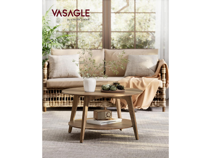 VASAGLE Round Coffee Table