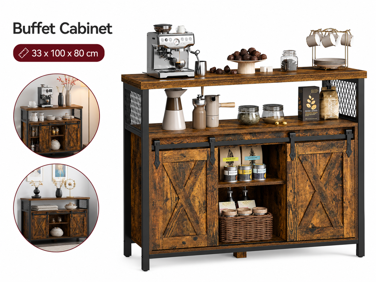 Buffet Cabinet Coffee Bar Storage Cabinet