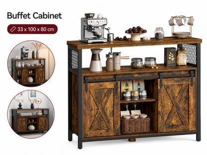 Buffet Cabinet Coffee Bar Storage Cabinet