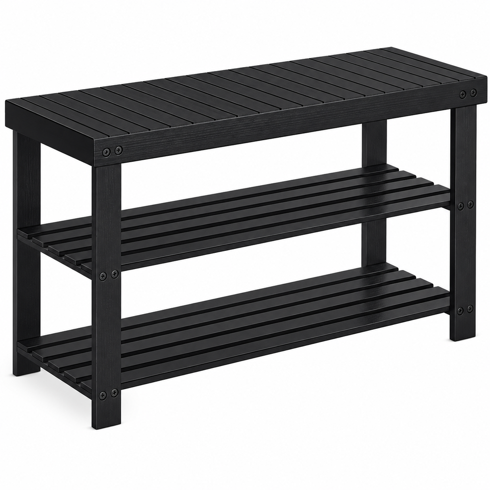 Bamboo Shoe Storage Bench