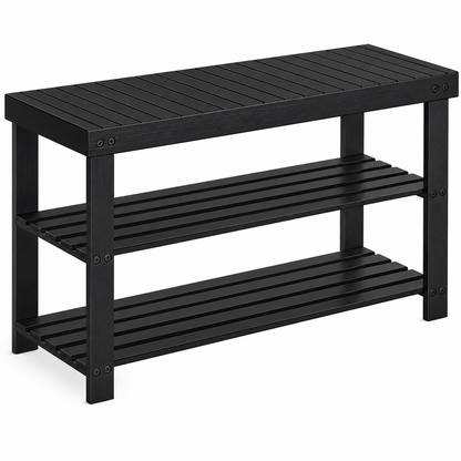 Bamboo Shoe Storage Bench