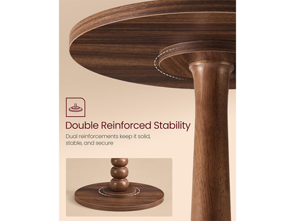 VASAGLE Round Side Table