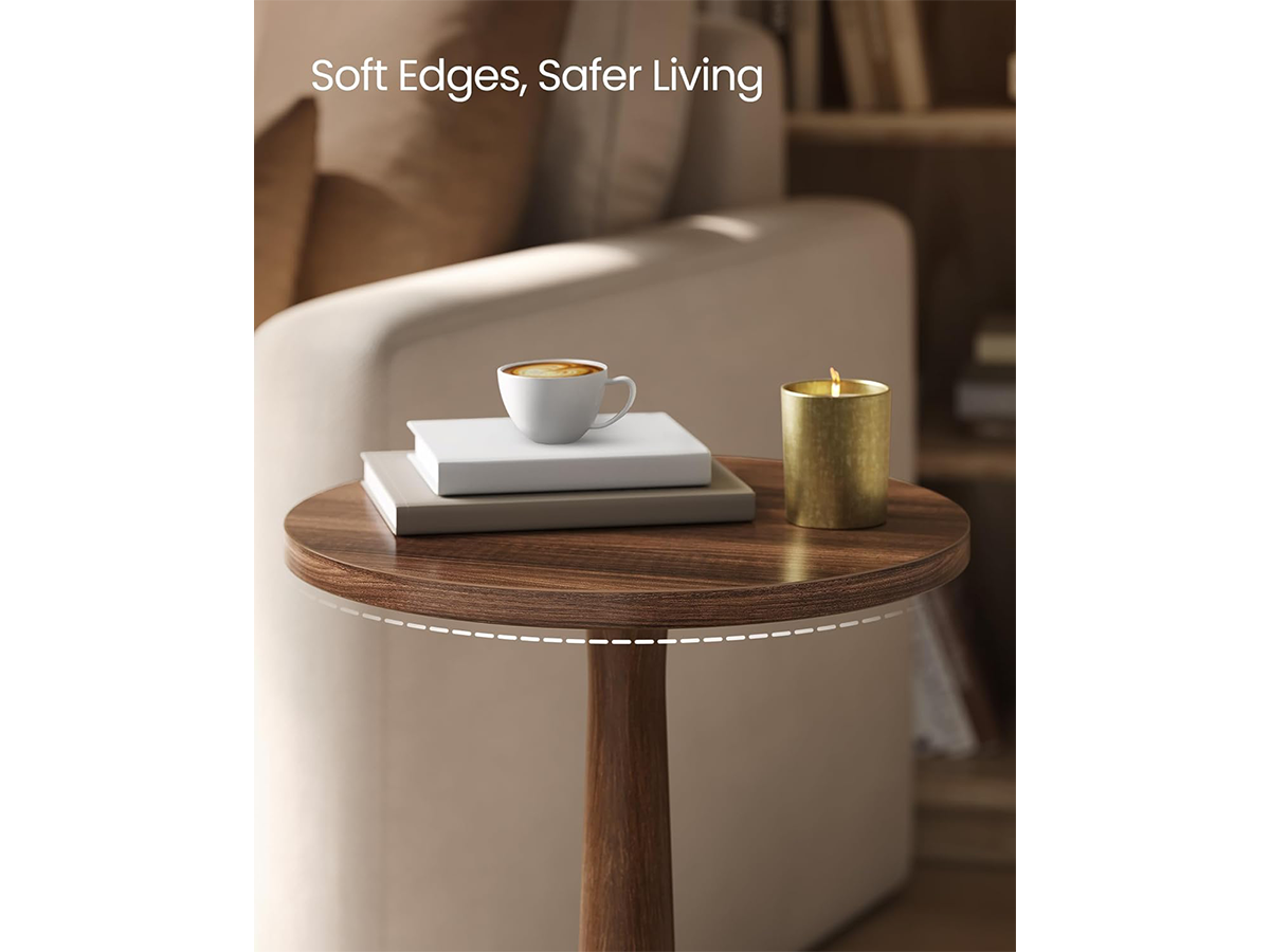 VASAGLE Round Side Table