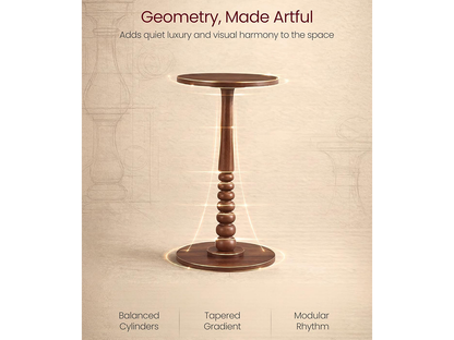 VASAGLE Round Side Table