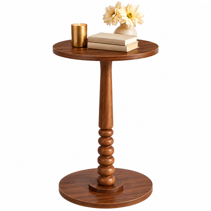 VASAGLE Round Side Table