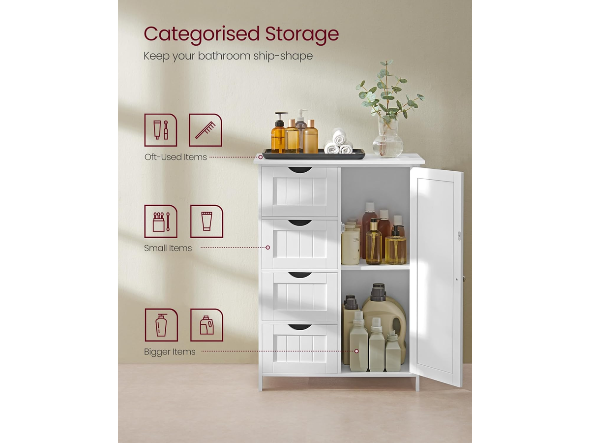 Bathroom Floor Storage Cabinet