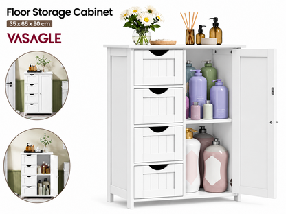 Bathroom Floor Storage Cabinet
