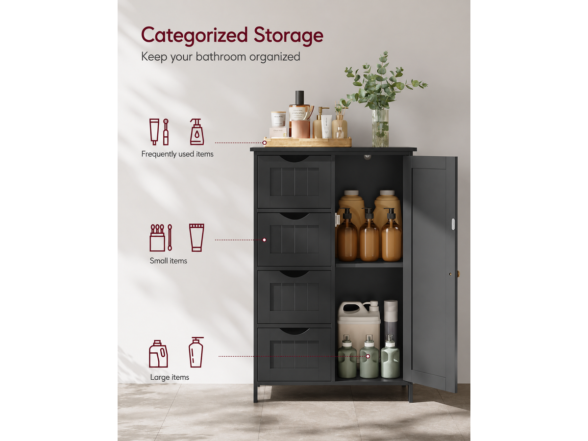 VASAGLE Freestanding Storage Cabinet