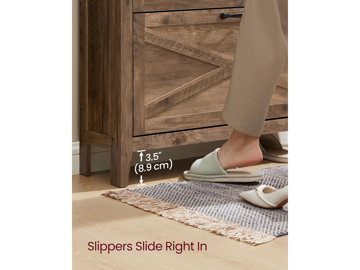 VASAGLE Shoe Storage Cabinet Organizer