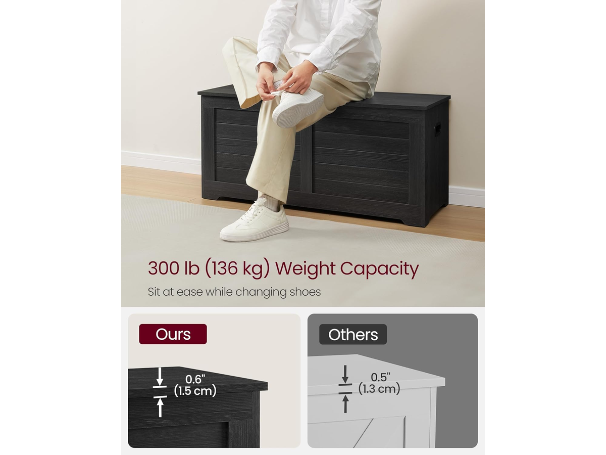 VASAGLE Farmhouse Storage Chest