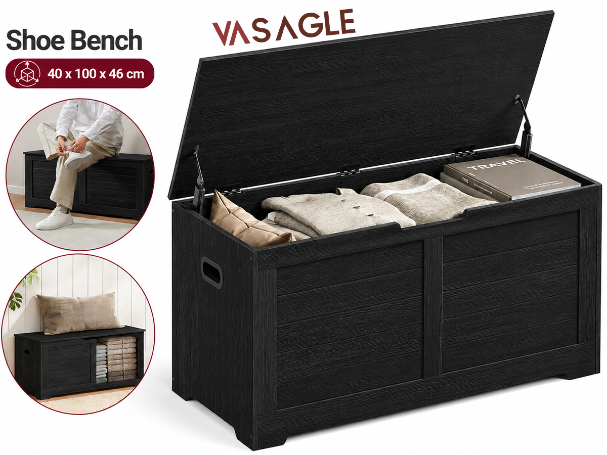 VASAGLE Farmhouse Storage Chest
