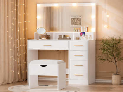 Dressing Table with Stool