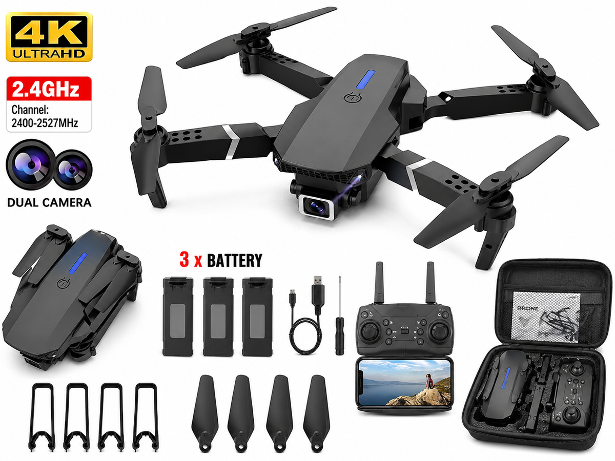 Drone With Camera and Battery