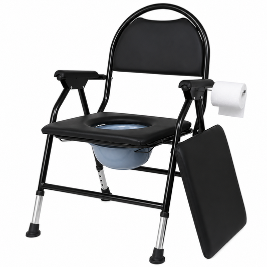 Adjustable Folding Commode Toilet Chair